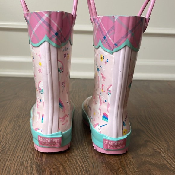 Stephen Joseph rain boots size 10, like new - Picture 3 of 6